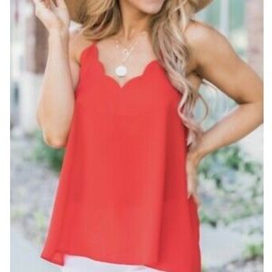 J. Crew Scalloped Cami